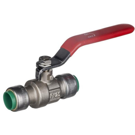 Easi Plumb 1/2" Pushtite Lever Action Ball Valve | EPPT12BV