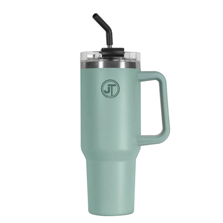 JTL 40oz Double Wall Vacuum Mug / Cup with Side Handle - Green | ESGJTL1137GE