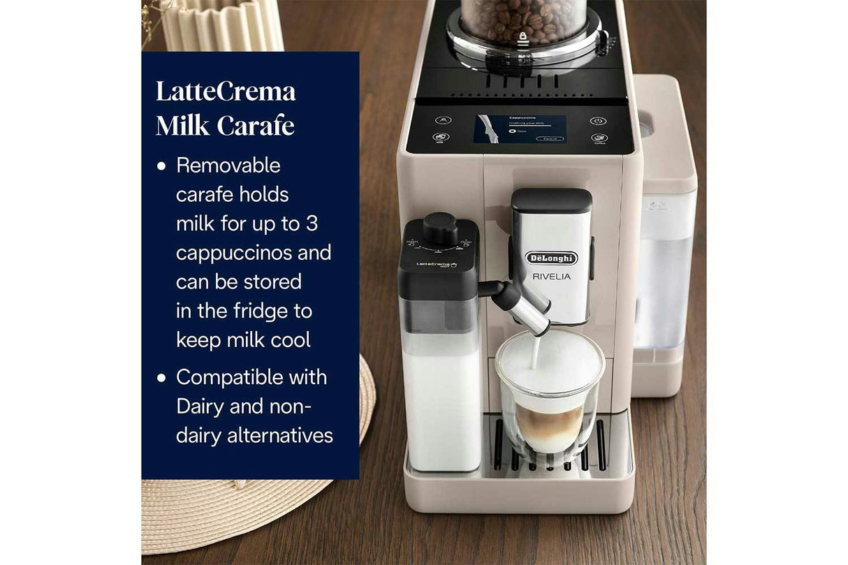 Delonghi Rivelia Bean To Cup Coffee Machine - Grey | EXAM440.55.G