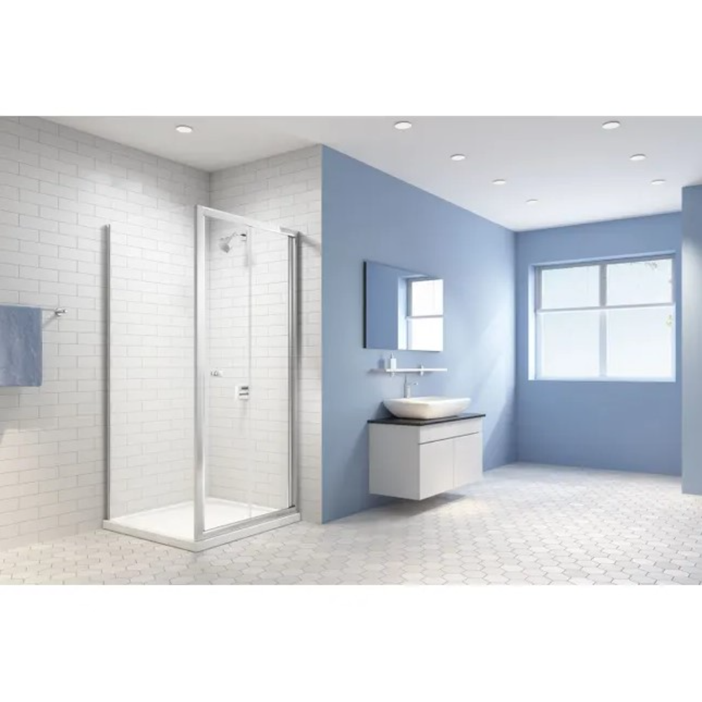 MERLYN Easy Bifold Shower Door | Chrome | 700mm to 900mm