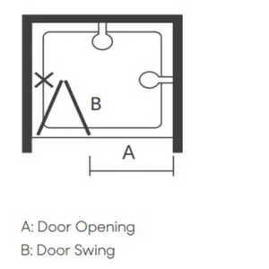 MERLYN Easy Bifold Shower Door | Chrome | 700mm to 900mm