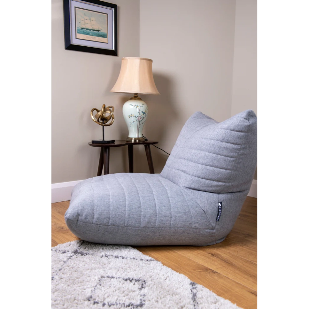 Elephant Boho Chair Bean Bag - Grey | EBHGRE19