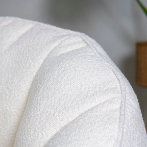 Elephant Boucle Chair Bean Bag - Cream | EBOCRM20