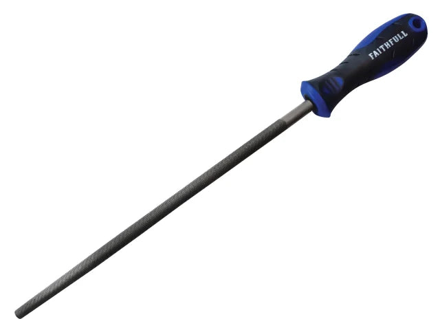 Faithfull Handled Round Second Cut Engineers File 250mm (10in) | FAIFIRSC10