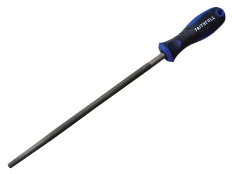 Faithfull Handled Round Second Cut Engineers File 250mm (10in) | FAIFIRSC10