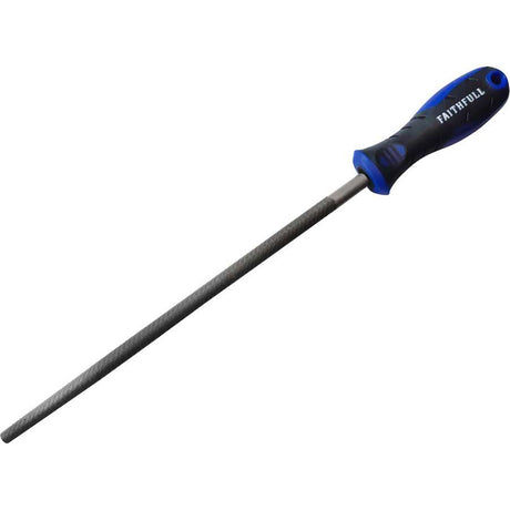 Faithfull Handled Round Second Cut Engineers File 250mm (10in) | FAIFIRSC10