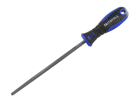 Faithfull Handled Round Second Cut Engineers File 200mm 8in | FAIFIRSC8