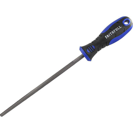 Faithfull Handled Round Second Cut Engineers File 200mm 8in | FAIFIRSC8