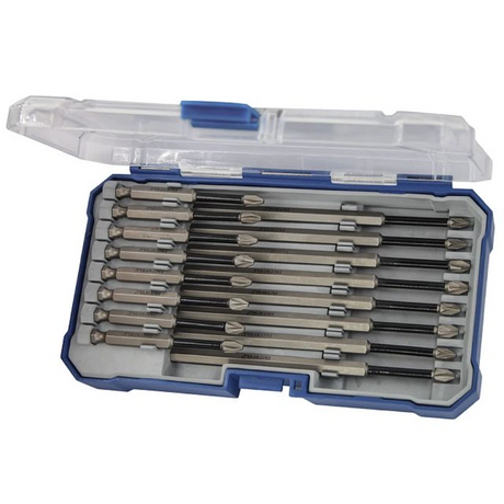 Faithfull Long Series Impact Driver Bit Set | XMS25LONGBIT