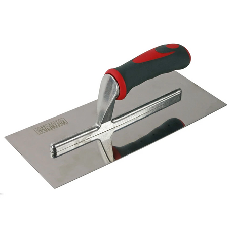 Faithfull Plasterer's Finishing Trowel  Soft Grip Handle 11 x 4.3/4 inch - Stainless Steel | FAISGTP11SS