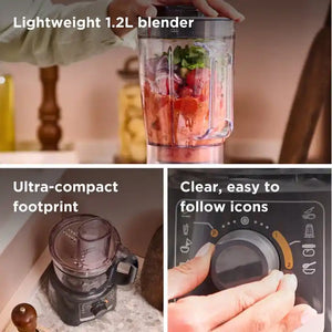 Kenwood Multipro Compact Food Processor and Blender -Slate Grey | FDP31.170GY