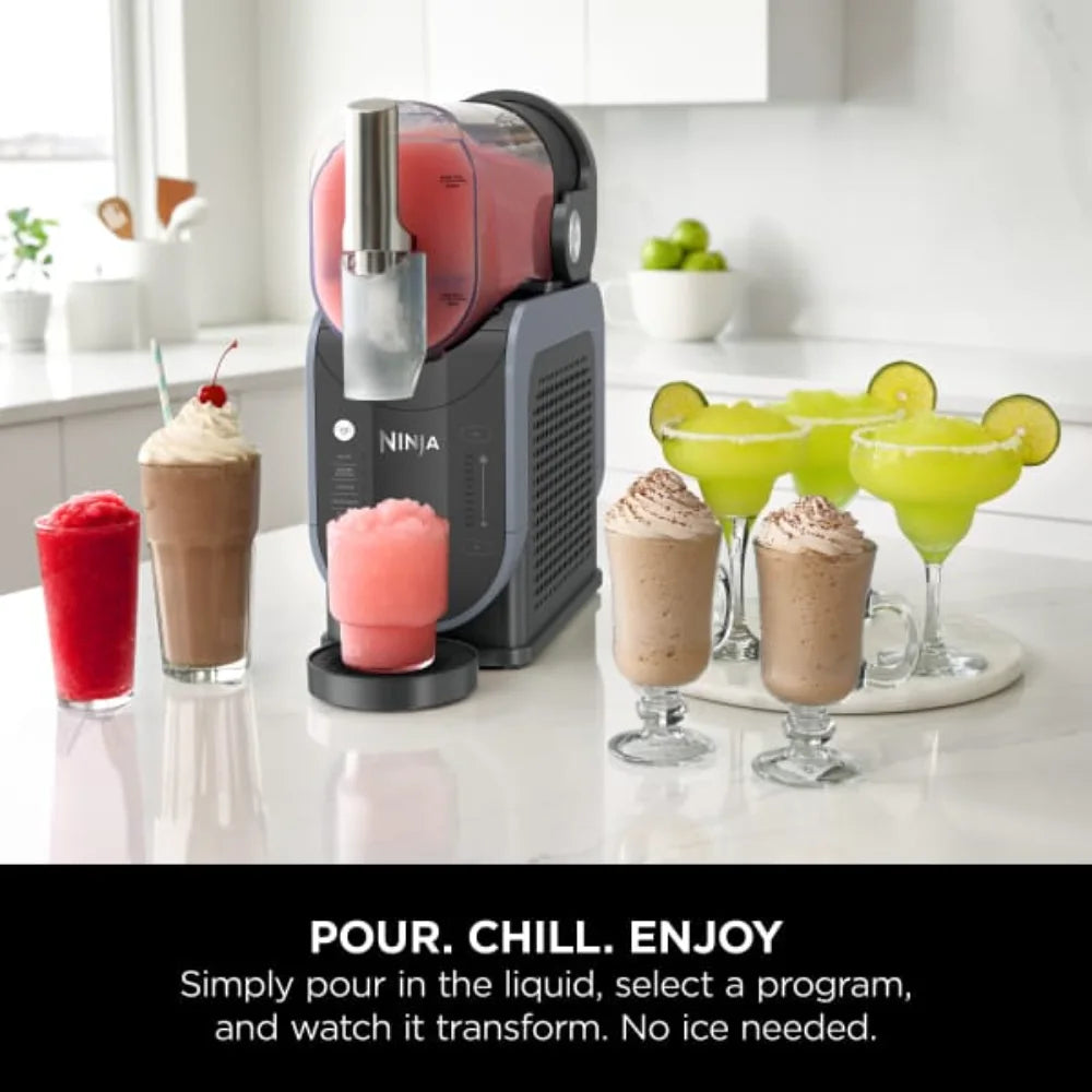 Ninja Slushi Machine Frozen Drink Maker - Artic Blue and Grey | FS301UK