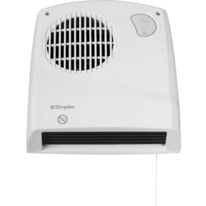 Dimplex 2kw Wall Mounted Downflow Fan Heater with Pullcord and Timer - White | FX20VEW