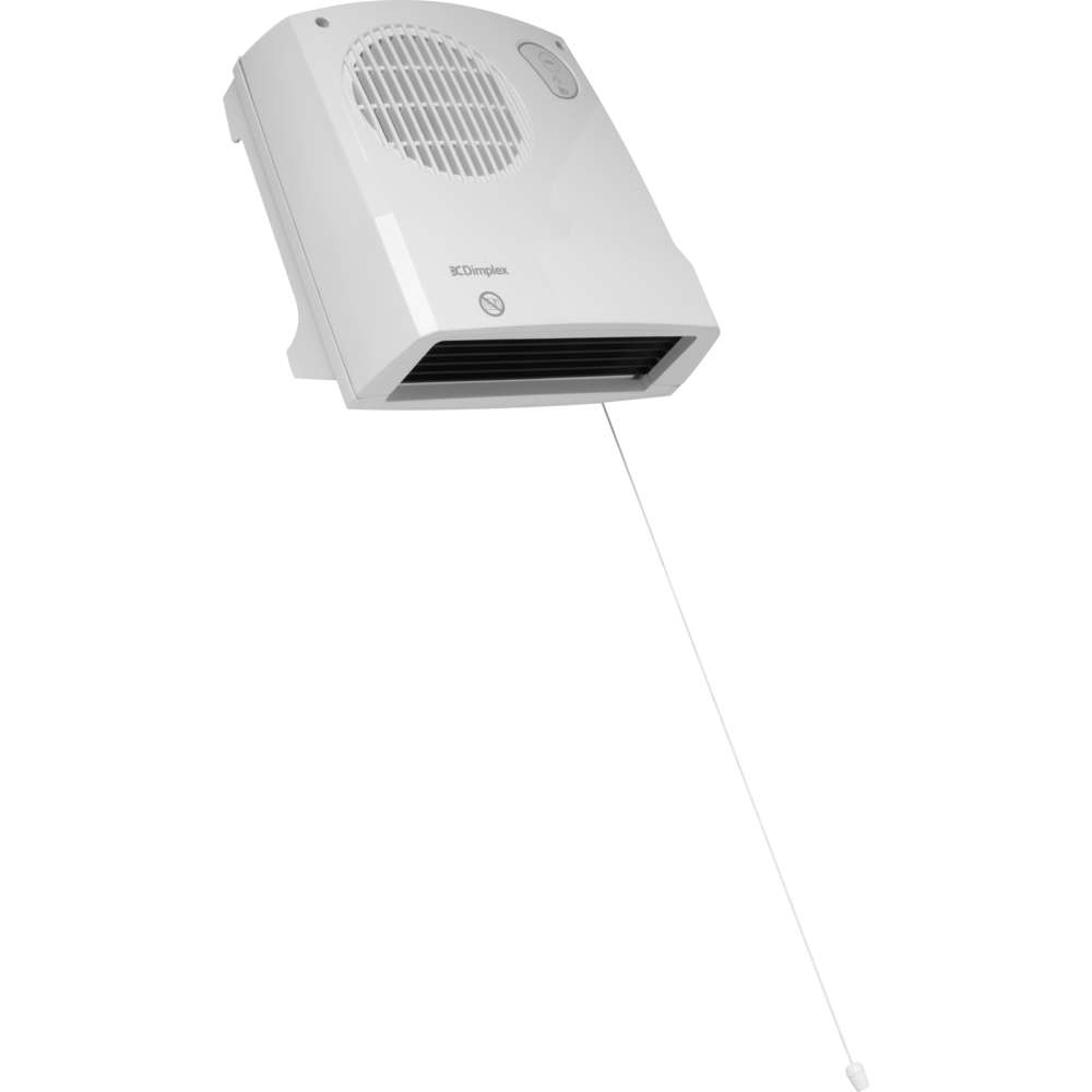 Dimplex 2kw Wall Mounted Downflow Fan Heater with Pullcord and Timer - White | FX20VEW