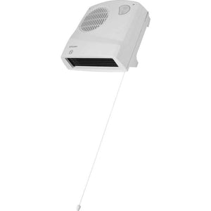 Dimplex 2kw Wall Mounted Downflow Fan Heater with Pullcord and Timer - White | FX20VEW