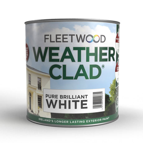 Fleetwood 2.5 Litre Weatherclad Masonry Paint - Brillant White | XWC25BW