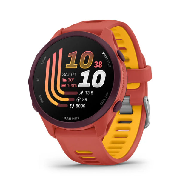Garmin Forerunner 170 Music Smart Watch - Red Pink | 49-GAR-010-03920-13