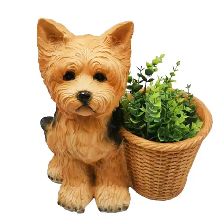 WGP Yorkshire Terrier Dog Garden Planter | G0469