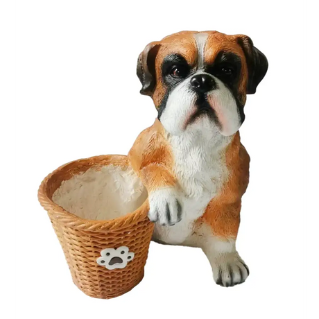 WGP Boxer Dog Garden Planter | G0470
