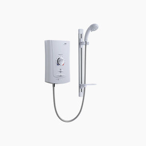 Mira single outlet electric shower in a white background