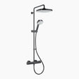 Mira Relate dual outlet mixer shower in a white Background 