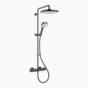 Mira Relate dual outlet mixer shower in a white Background 