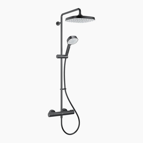 Mira Relate dual outlet mixer shower in a white Background 