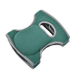 Burgon and Ball Kneelo garden knee pads in evergreen with grey trim, featuring cushioned design and carrying handle for outdoor kneeling comfort