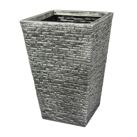Strata Slate Tall Garden Planter Pot - Stone | GN577-STN