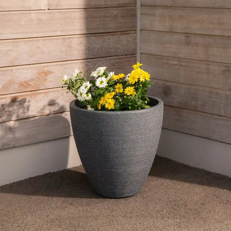 Strata Valencia Garden Planter Large - Ash | GN583-ASH