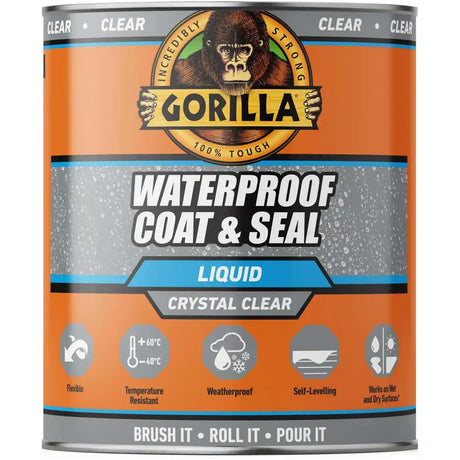 Gorilla Waterproof Coat and Seal Clear 473ml - Clear | 115402