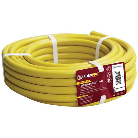Garden Pro Yellow Reinforced Garden Hose 15 Metre | 715