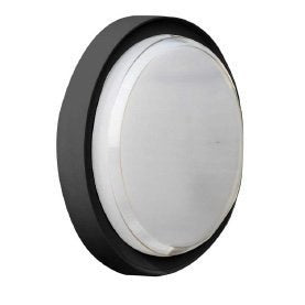 Greenlamp Vega 18w LED Round Bulkhead IP65 1800 Lumens - Black | 1854-04