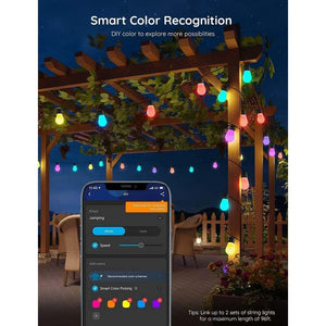 Govee Smart Outdoor S14 Bulb String Lights 2 - 48ft / 15 Metre | H70202B1