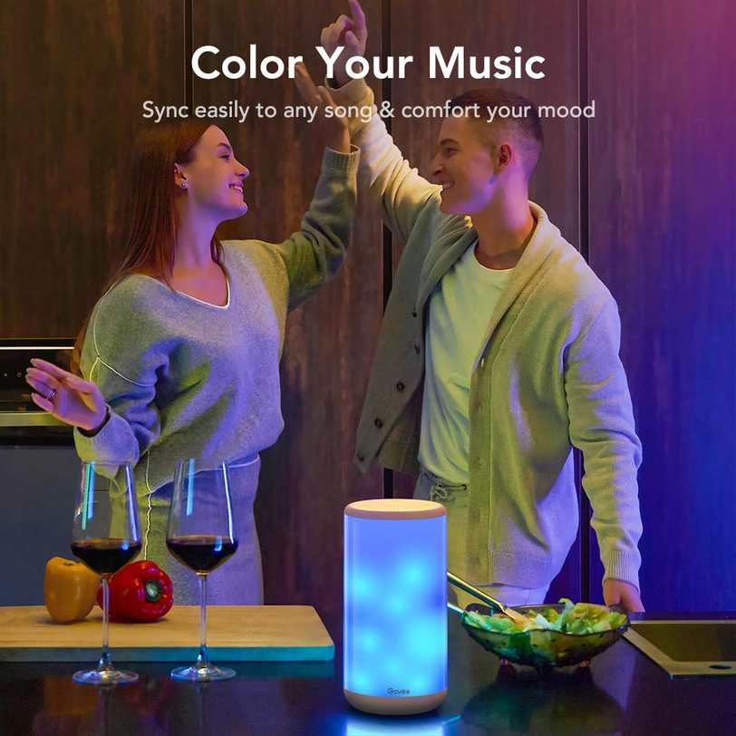 Govee Aura Smart Table Lamp - Multi Coloured | H8022BD1
