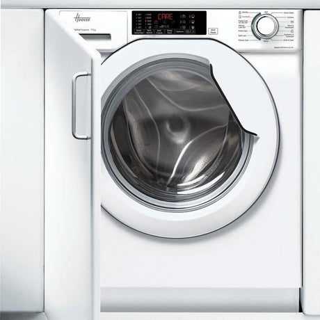 Hoover H-Wash 300 9KG 1400 Spin Built In Inegrated Washing Machine - White | HBW49TAMEJ-80