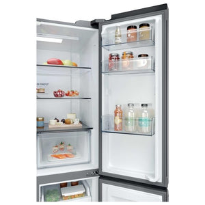 Haier Cube 90 3 Frost Free Multi Door Fridge Freezer - Slate Black | HCR39F19ENPT