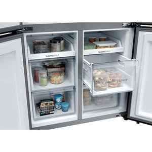 Haier Cube 90 3 Frost Free Multi Door Fridge Freezer - Slate Black | HCR39F19ENPT