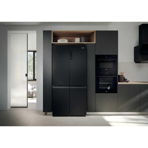Haier Cube 90 3 Frost Free Multi Door Fridge Freezer - Slate Black | HCR39F19ENPT