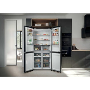 Haier Cube 90 3 Frost Free Multi Door Fridge Freezer - Slate Black | HCR39F19ENPT