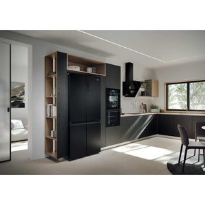 Haier Cube 90 3 Frost Free Multi Door Fridge Freezer - Slate Black | HCR39F19ENPT