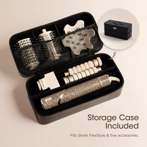 Shark FlexStyle 5 in 1 Air Styler & Hair Dryer Gift Set Limited Edition - Champagne Sparkle | HD446JSUK