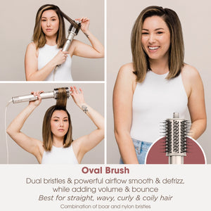 Shark FlexStyle 5 in 1 Air Styler and Hair Dryer with Storage Case - Stone | HD446SLUK