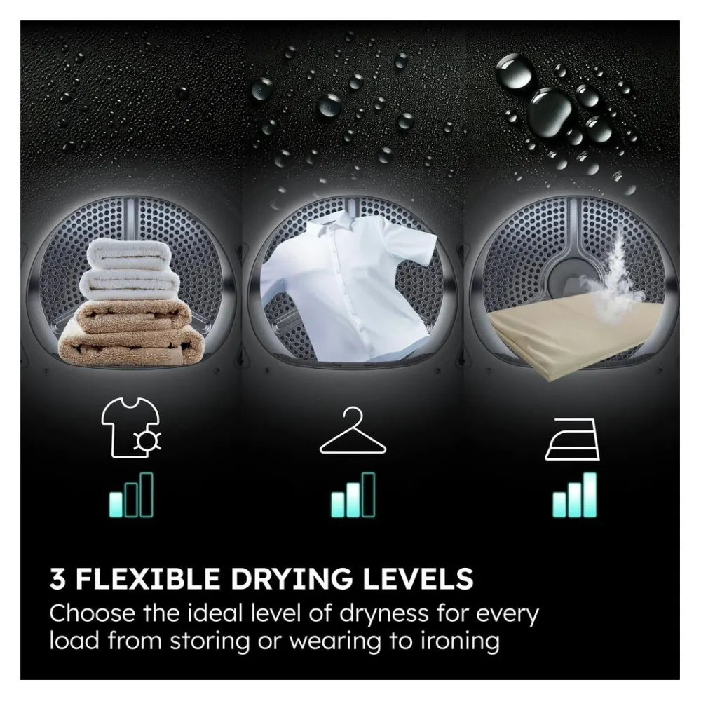 Haier X Series 5 8kg Heat Pump Tumble Dryer - White | HD80-D357U1-UK