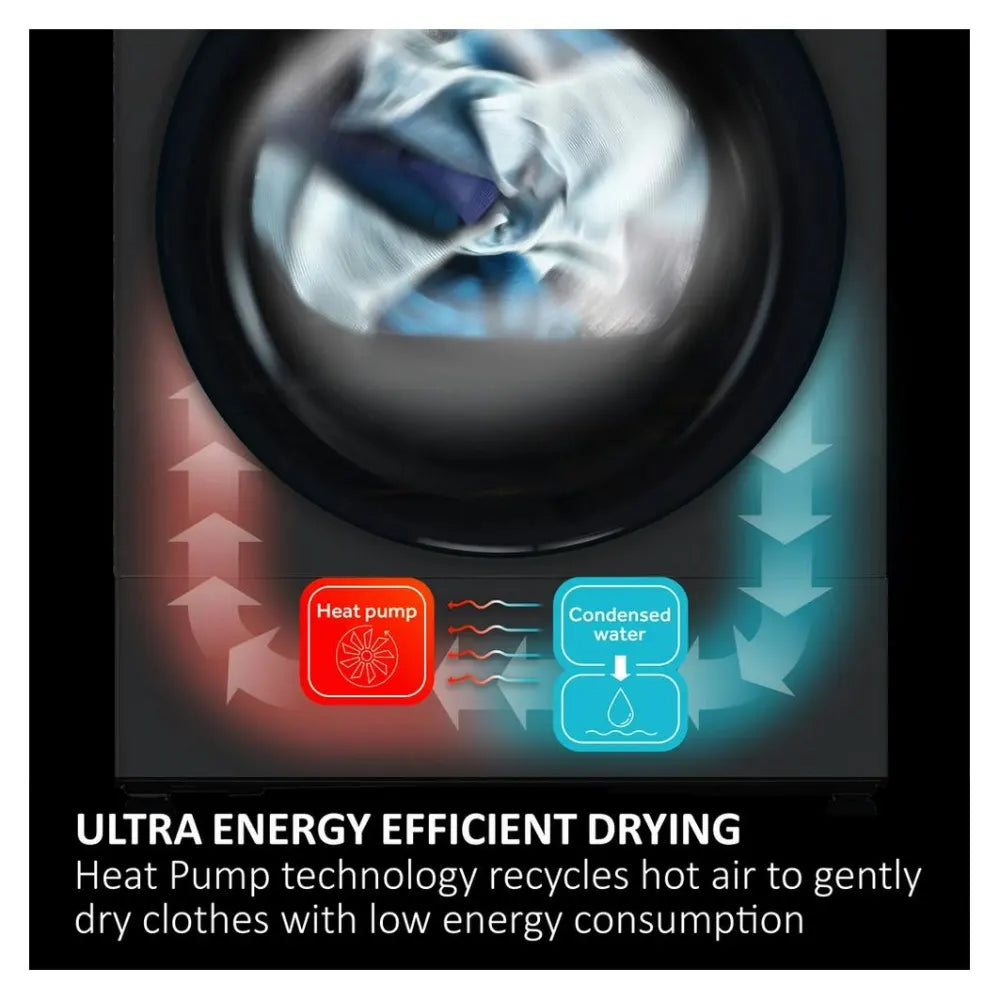 Haier X Series 5 8kg Heat Pump Tumble Dryer - White | HD80-D357U1-UK