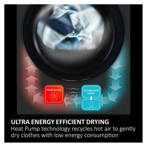 Haier X Series 5 8kg Heat Pump Tumble Dryer - White | HD80-D357U1-UK