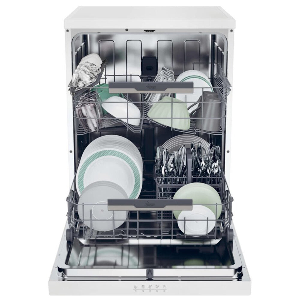 Hoover H-Dish 14 Place 60cm Dishwasher - White | HFP4C7E0W-80