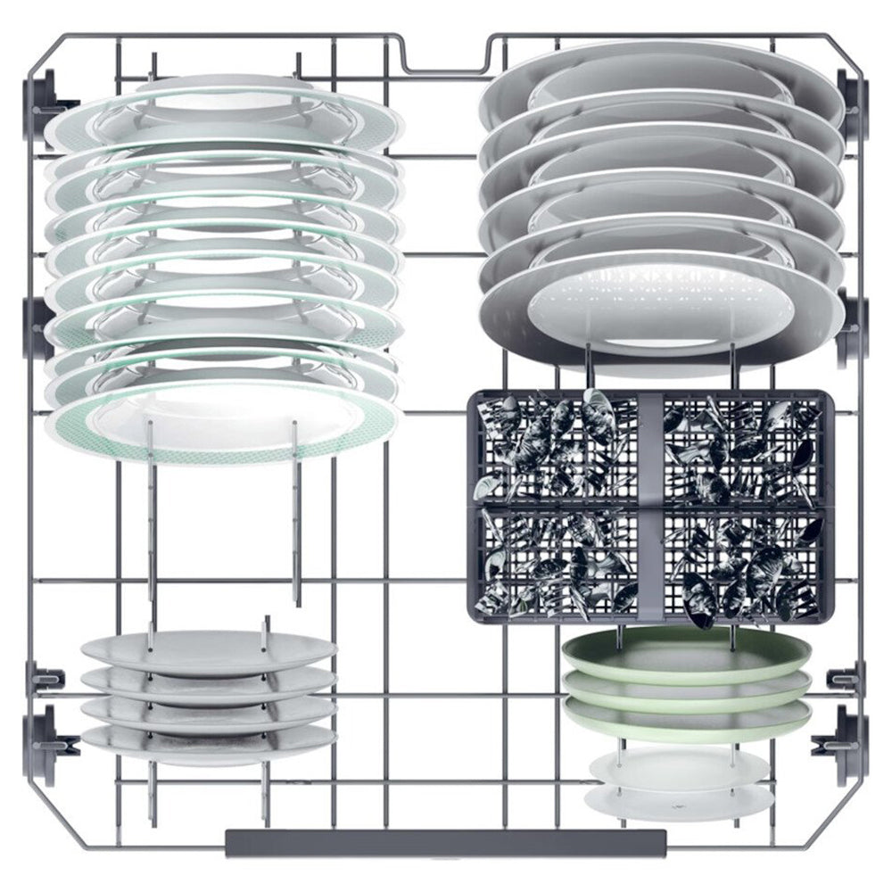 Hoover H-Dish 14 Place 60cm Dishwasher - White | HFP4C7E0W-80