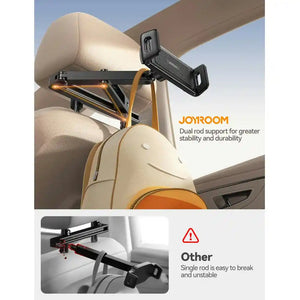 Joyroom Car Headrest Mount Tablet Holder - Black | HL-ZS433