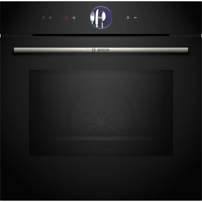 Bosch Series 8 Electric Pyrolytic Smart Oven with Microwave - Black | HMG7764B1B